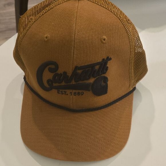 Carhartt Tan Mesh Back Hat - Picture 1 of 6